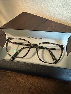 Warby Parker Aventurine Tortoise with Polished Gold Narrow